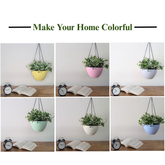 Hanging 9 (9 Inches, pack of 6), 6 Color Pots